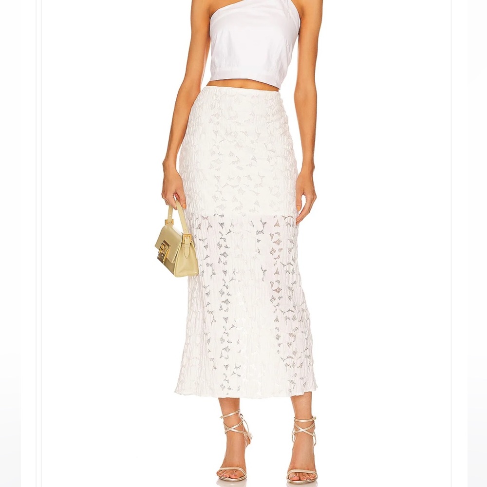 NWT! LPA GIOIA SKIRT IN WHITE